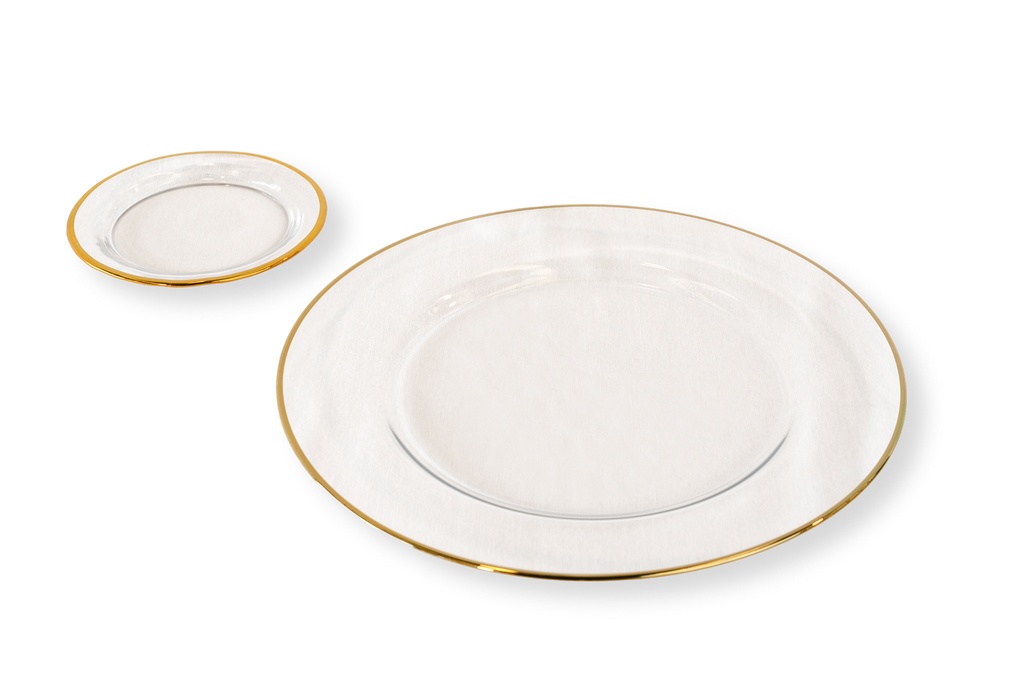 Plato pan filo dorado