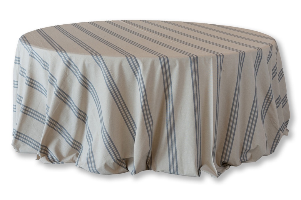 Mantel Raya Mediterráneo Azul cuadrado 3.60