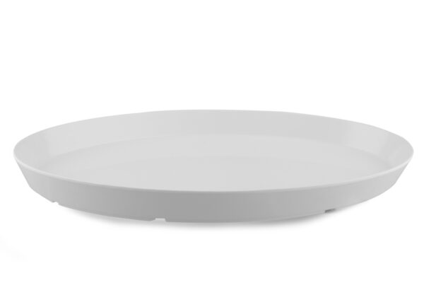 Bandeja Fuente blanca ovalada 43x26x4