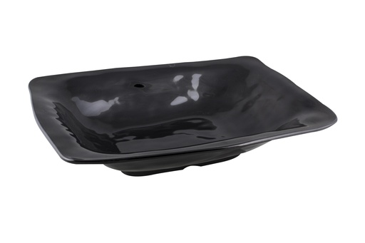 [BA008] Fuente melamina negra 42x30x8