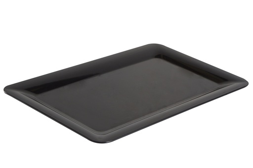 [BA036] Bandeja melamina negra rectangular ala 53x32