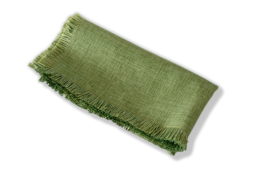 [SE005] Servilleta Verde Hoja flecos