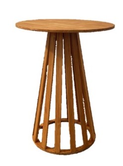 [ME021] Mesa alta madera Stella